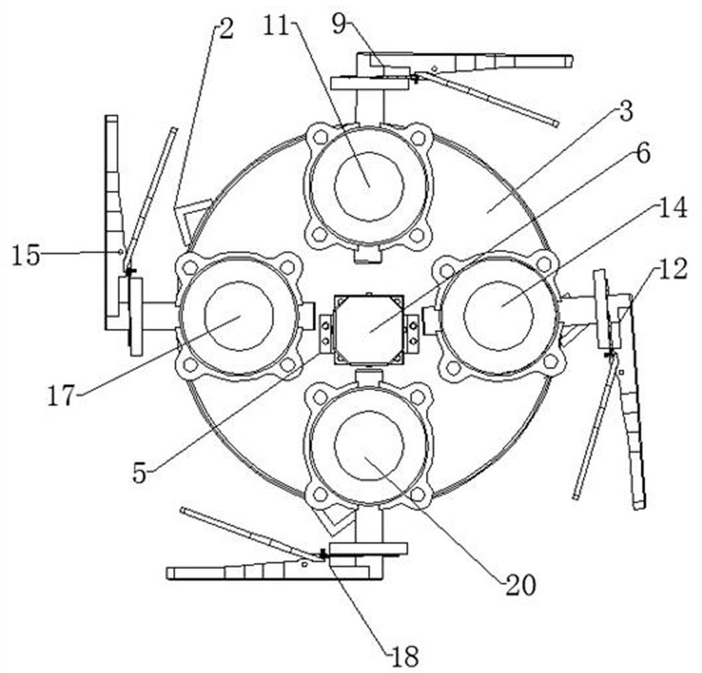 Agricultural fertilizer efficient stirring device