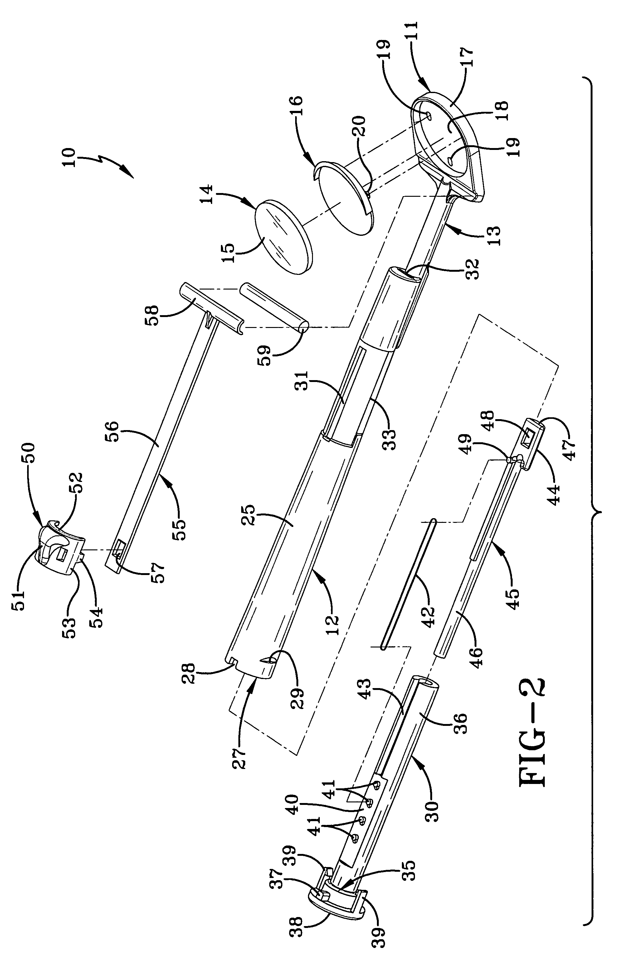 Anti-fog dental mirror