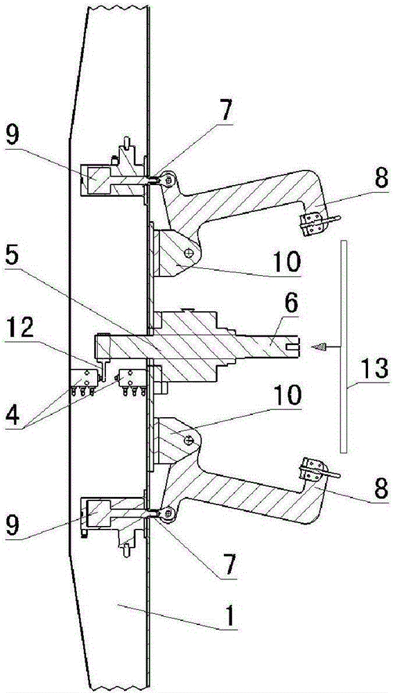 An automatic prestressing fixture