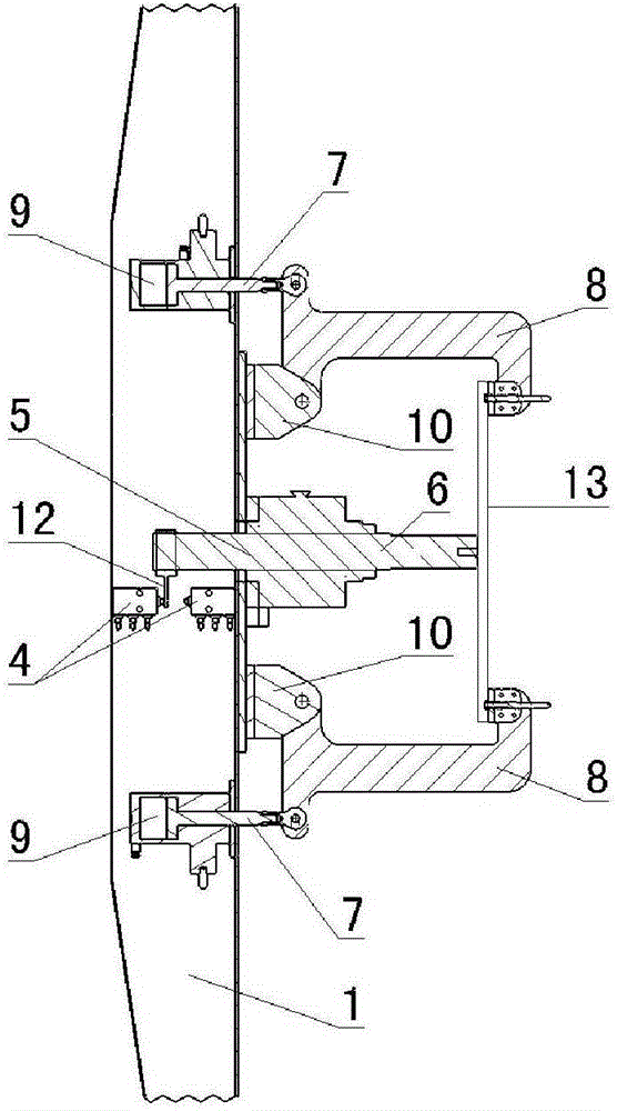 An automatic prestressing fixture