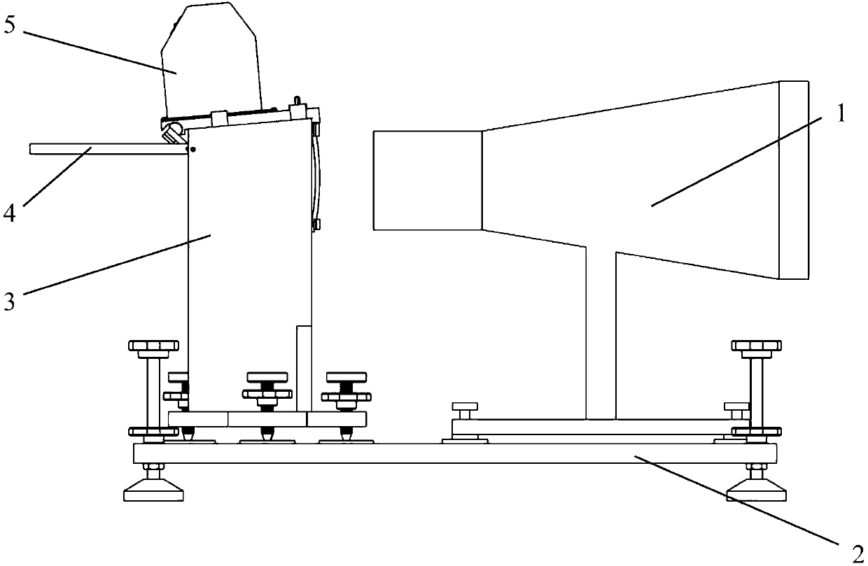 Field of view test bench for head-up display