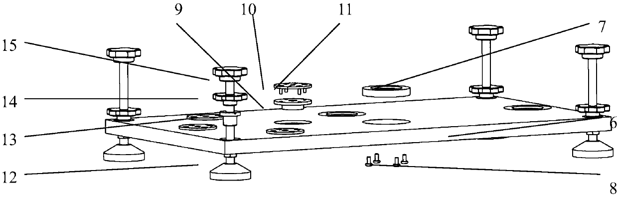 Field of view test bench for head-up display