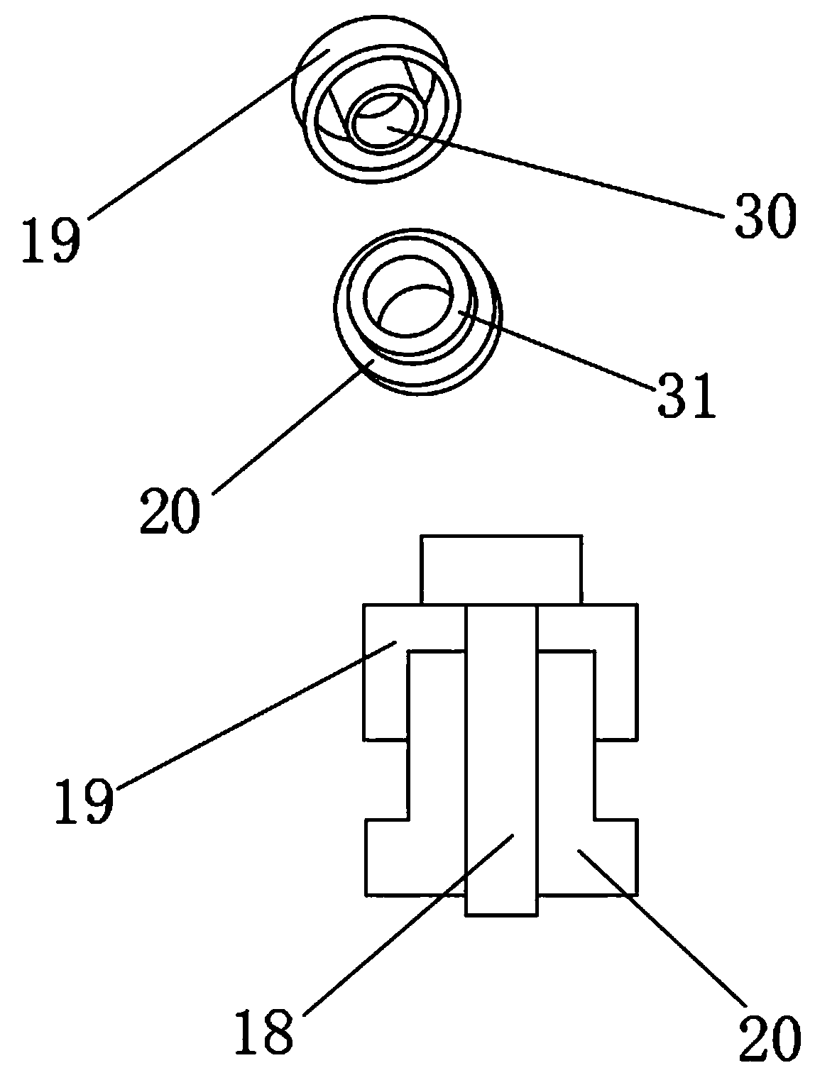 Continuous spray sterilizing mechanism used for processing of meat product