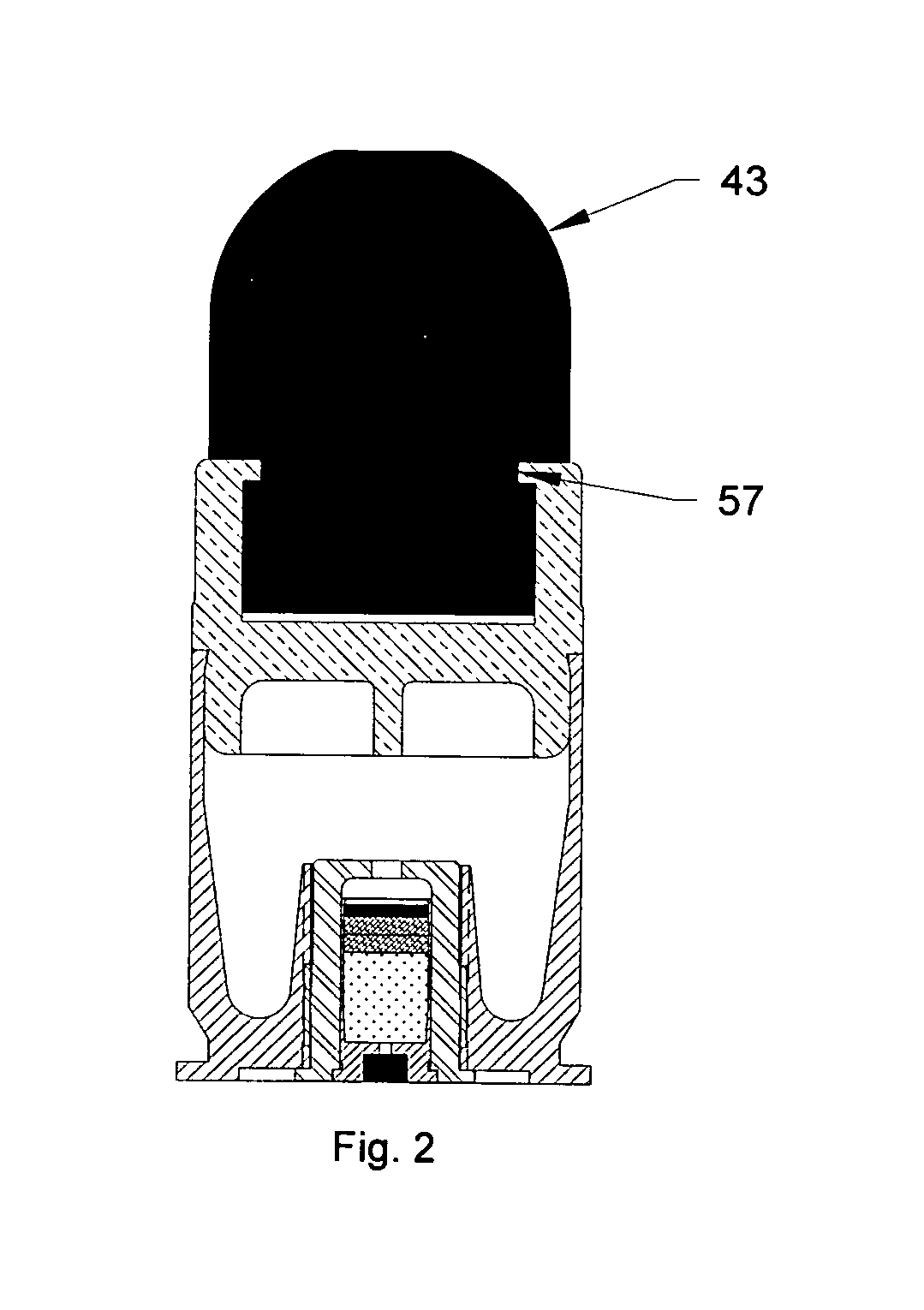 Reloadable non-lethal training cartridge