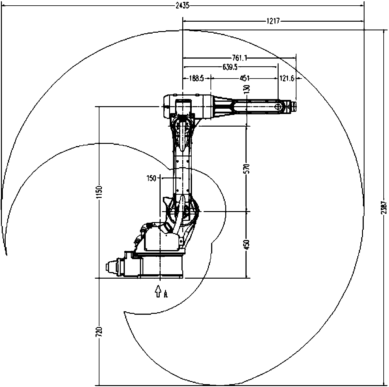 Identification method of six-degree-of-freedom serial robot tail-end load kinetic parameters