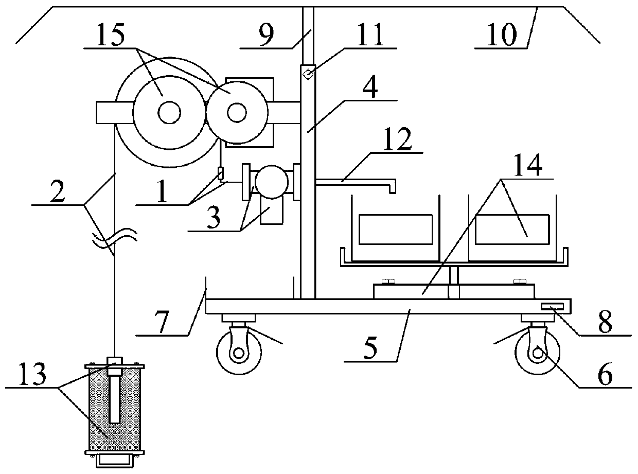 Sampler for underground water quality investigation