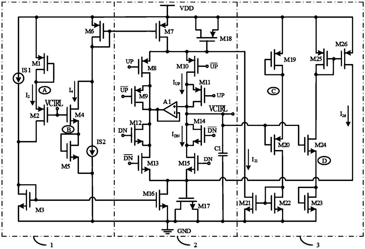 Charge pump circuit with low miss ratio for delay phase-locked loop