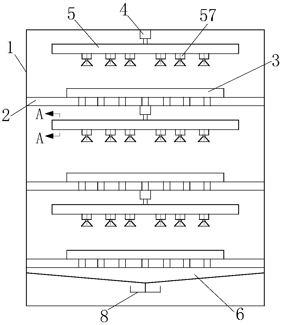 Method for batch cultivation of plant potted seedlings