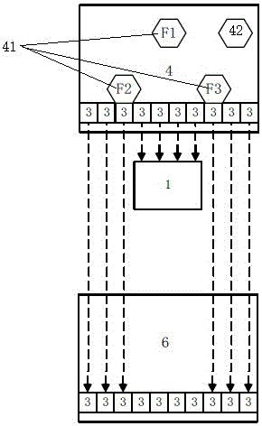 Drilling and evaluating system for rectangular rubber material