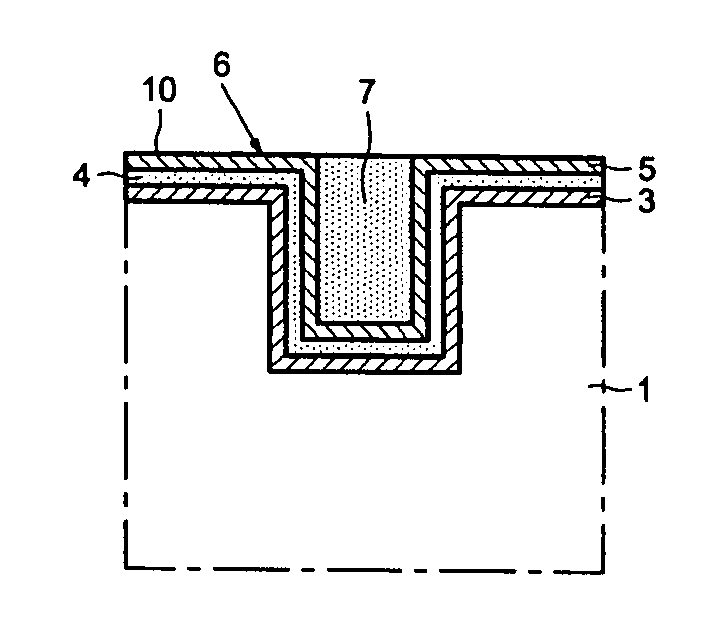 Integrated circuit comprising at least one capacitor and process for forming the capacitor