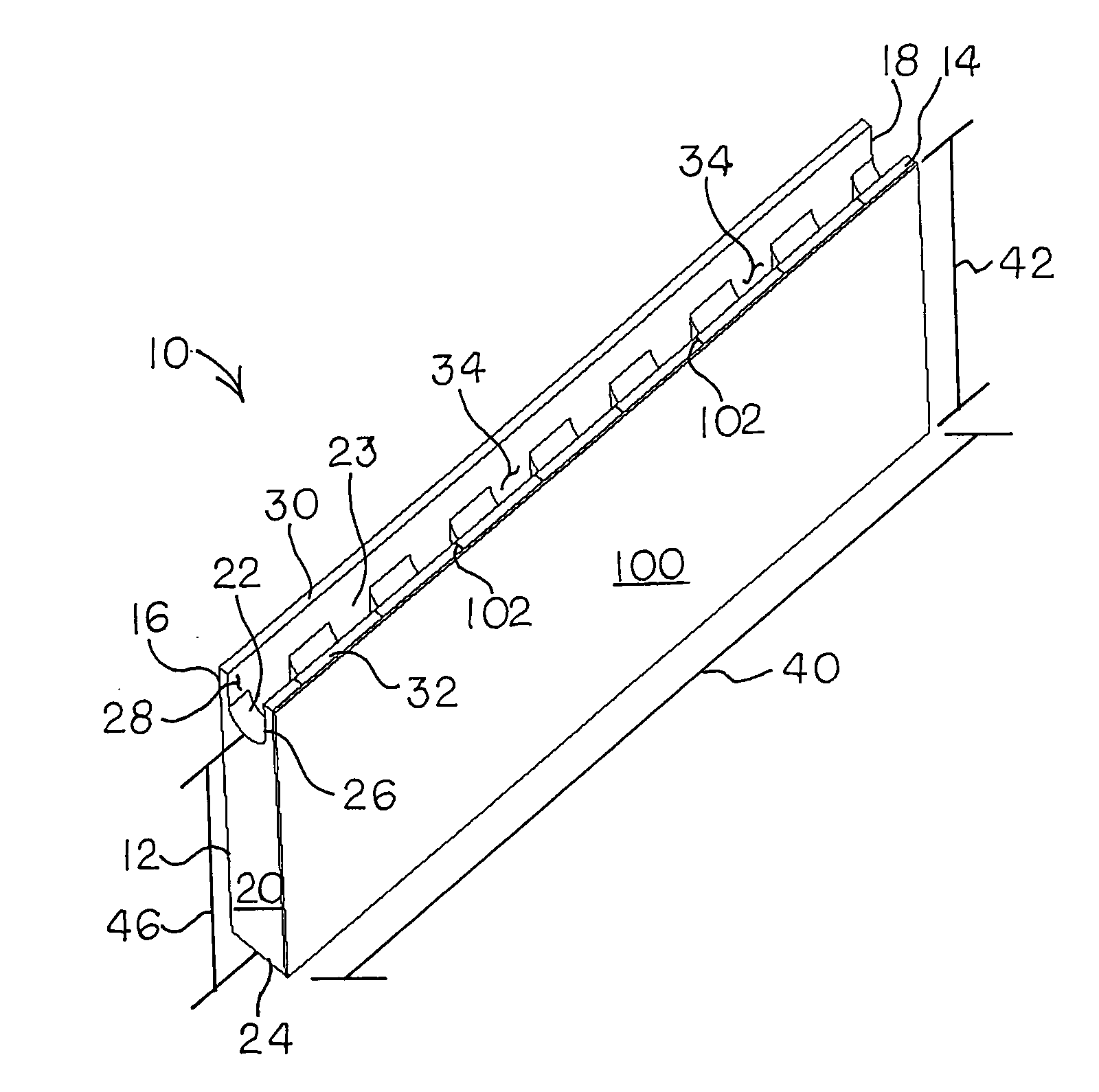 Insulated concrete form