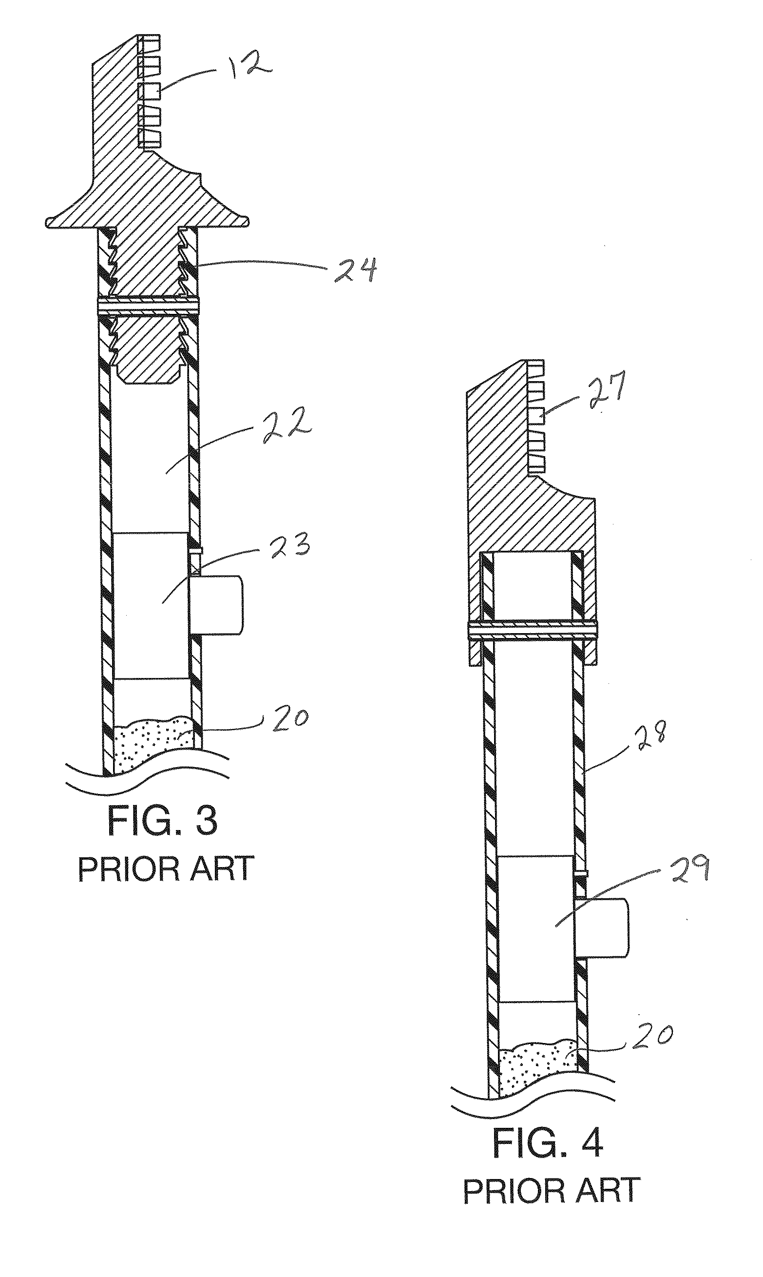 Utility pole with removable supporting push button