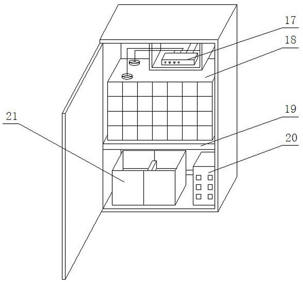 Multifunctional solar insecticidal lamp applied to farmland