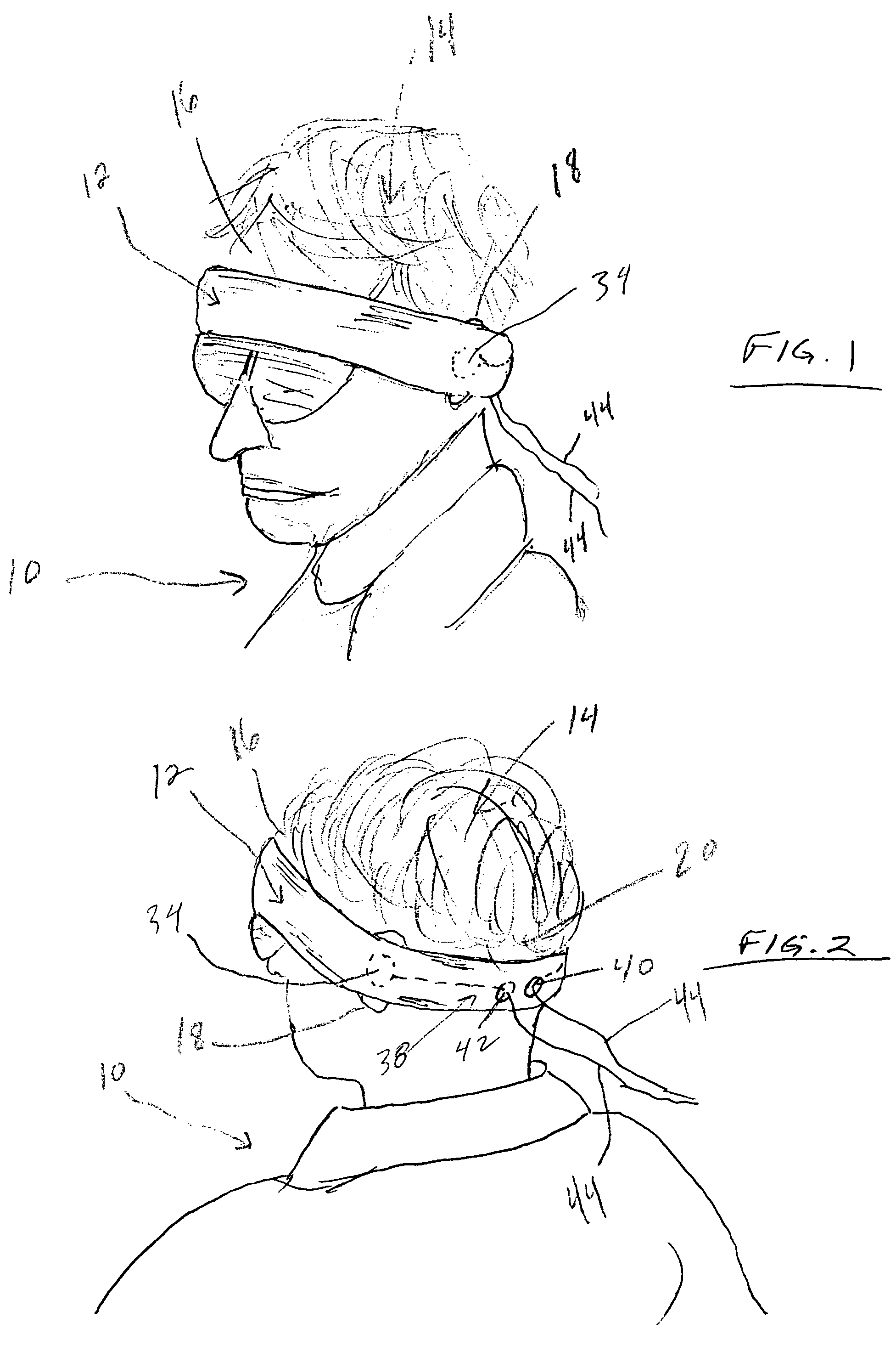 Audio headband device