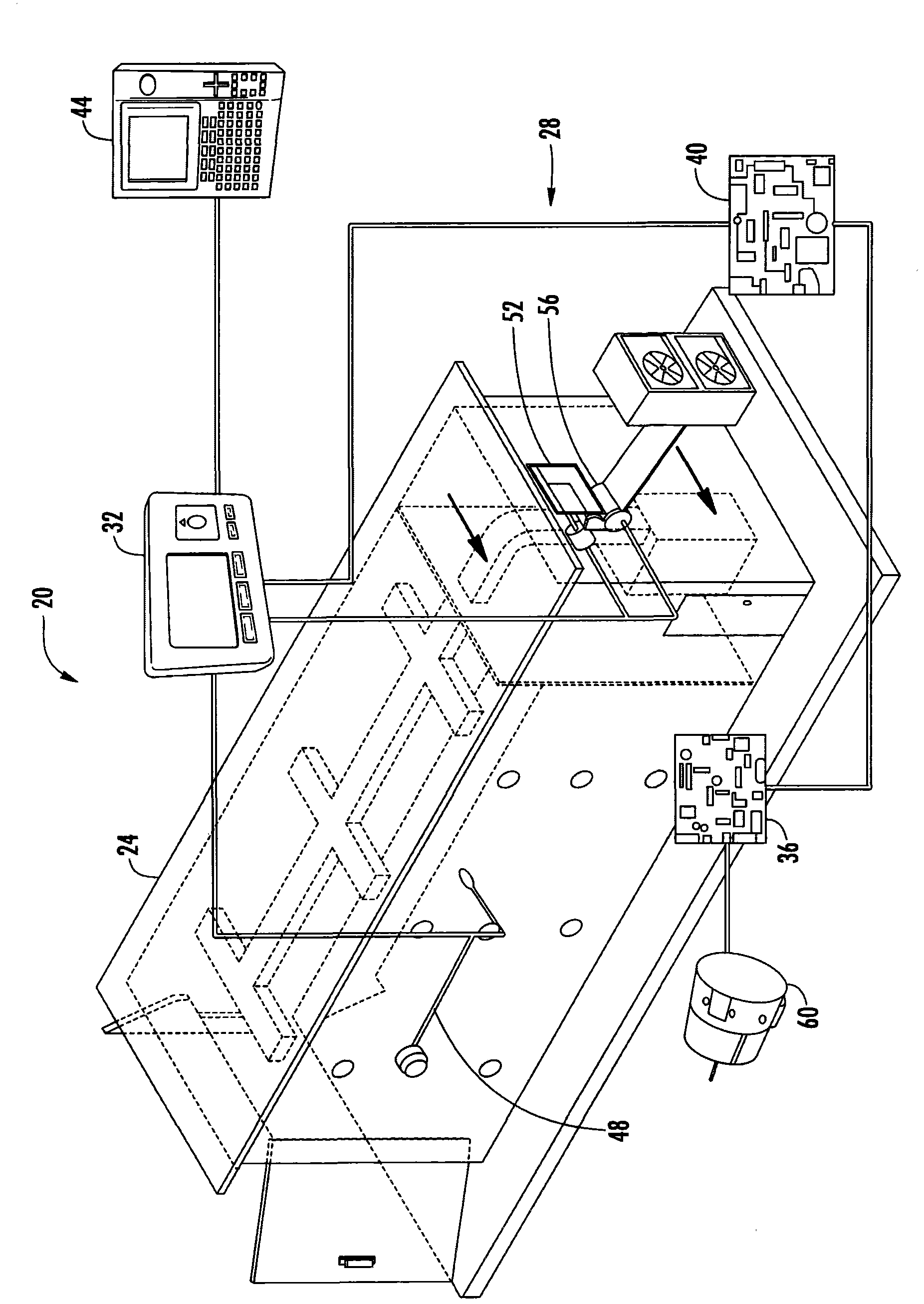 Device and method used for drying materials