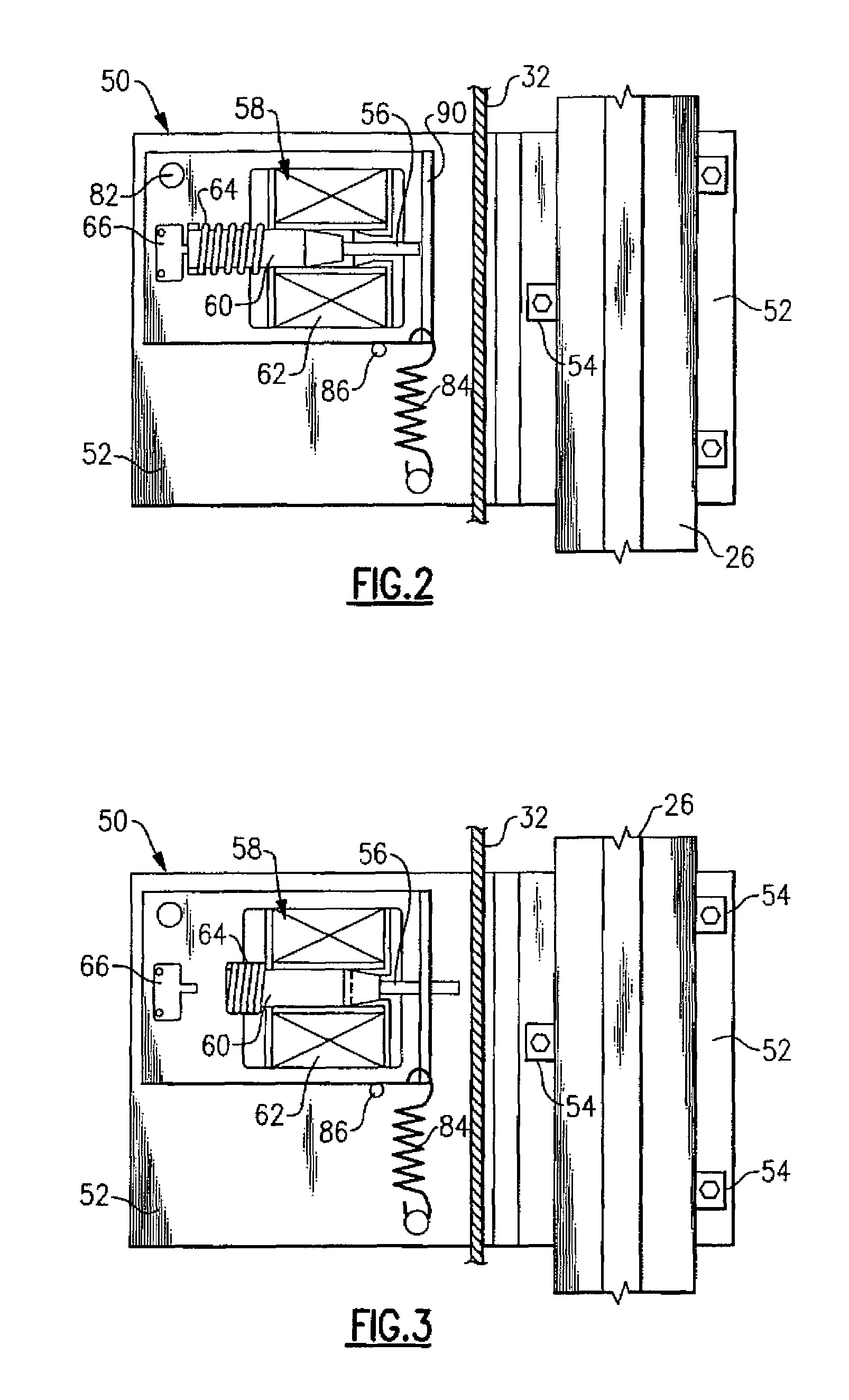 Safety device for use in an elevator system including a triggering member for activating a safety brake