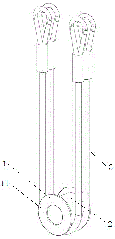 Shaft type lifting system for protecting steel wire rope