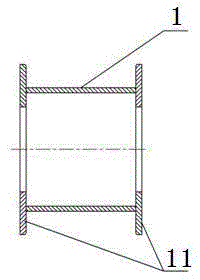 Shaft type lifting system for protecting steel wire rope