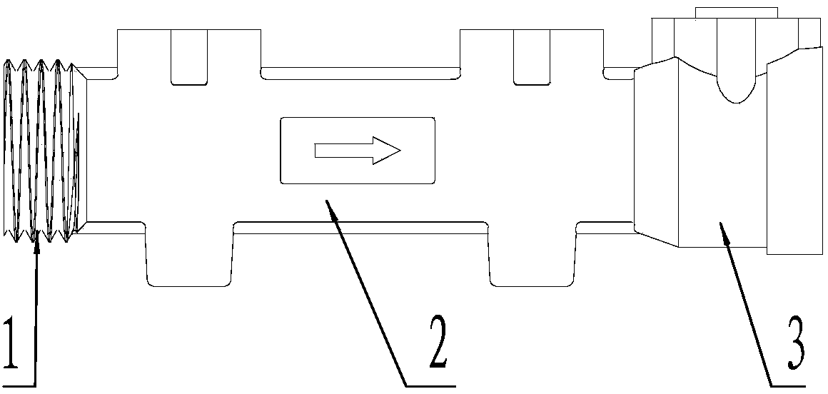 Integrated prepayment type ultrasonic heat meter