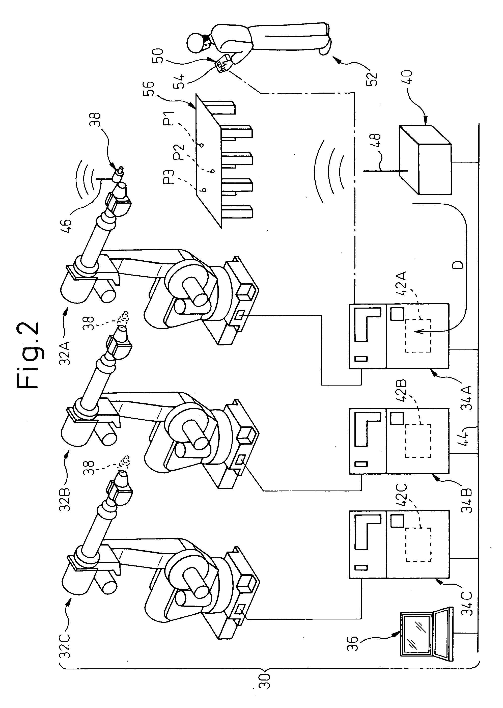 Robot system with vision sensor