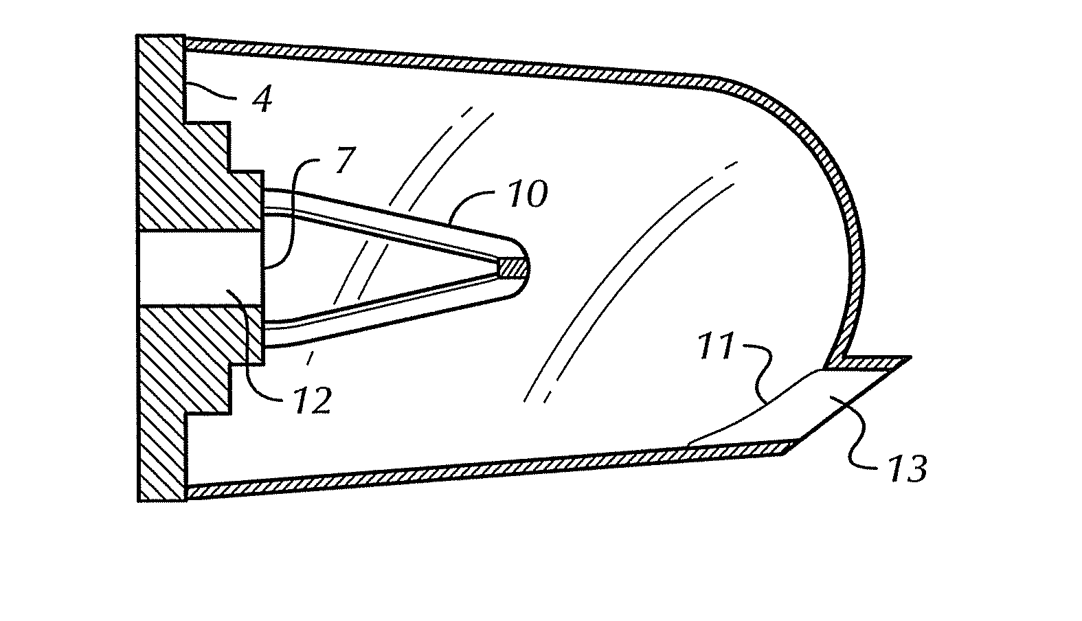 Cyclonic chamber for air filtration devices