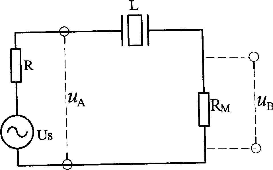 Piezoelectric ceramics transducer admittance circular graphic instruments