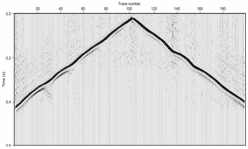 A Method of Extrapolation of First Arrivals of Seismic Data