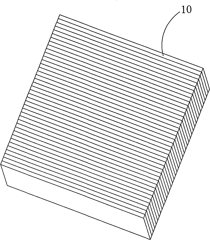 One-time molding process of multiple fan-shaped plates