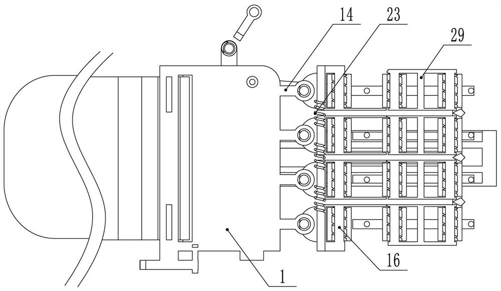 Auxiliary exercise device for preventing finger joint stiffness during arm fracture nursing