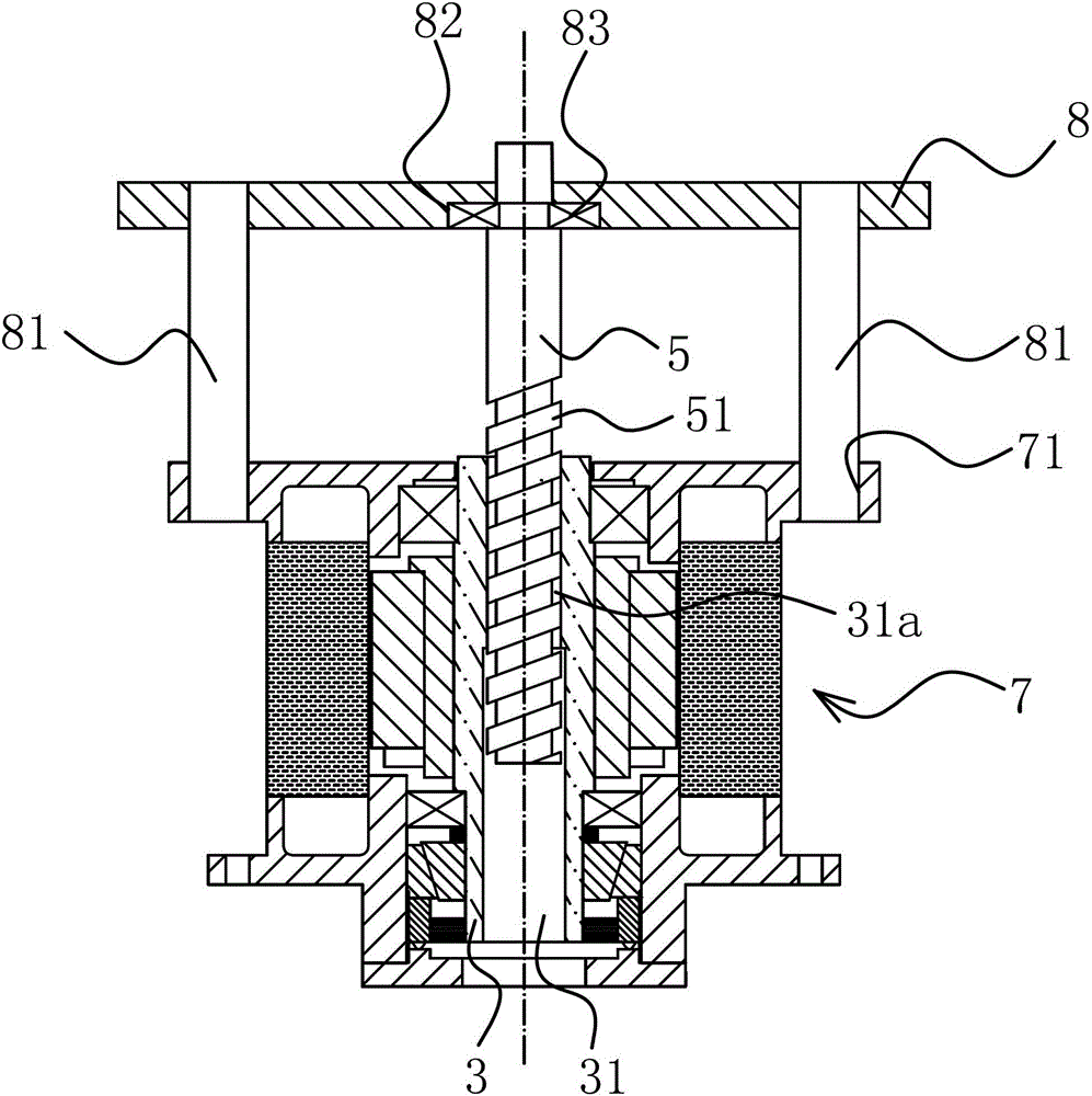 Drive motor and bead grinding machine disc lifting mechanism