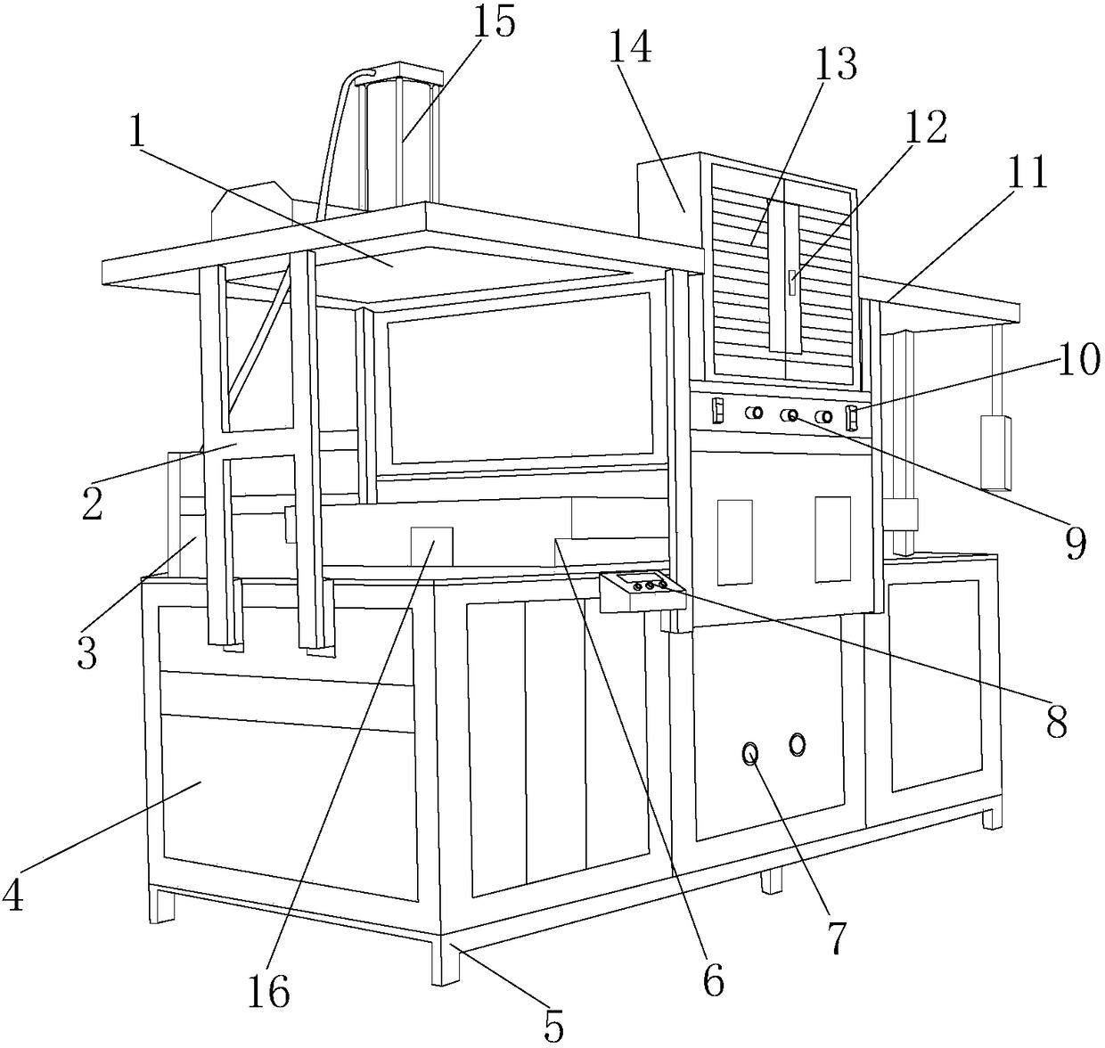 Luggage production device with vacuumizing function