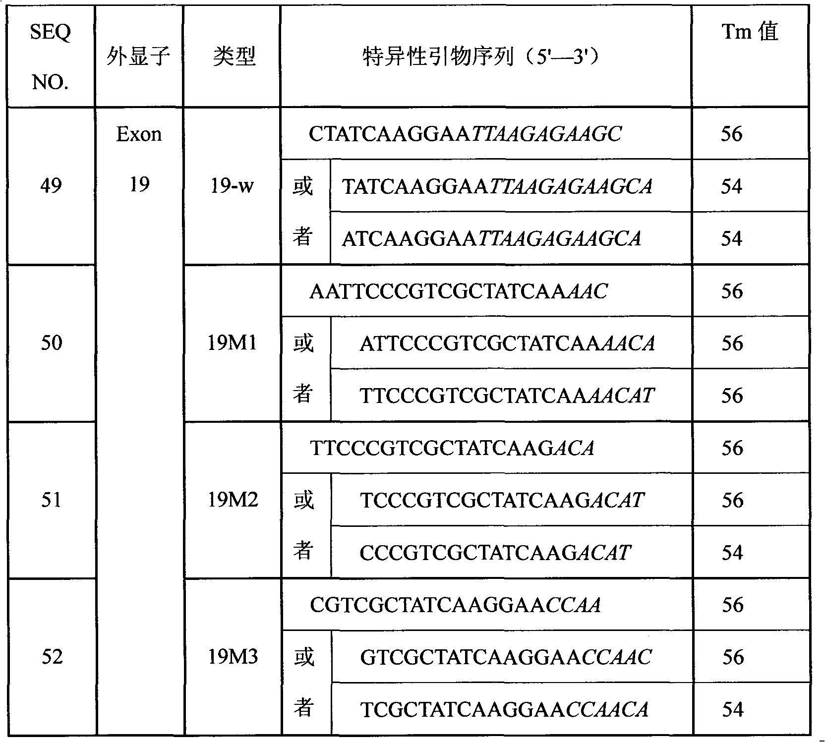 Liquid phase chip for detecting EGFR (epidermal growth factor receptor) gene mutation