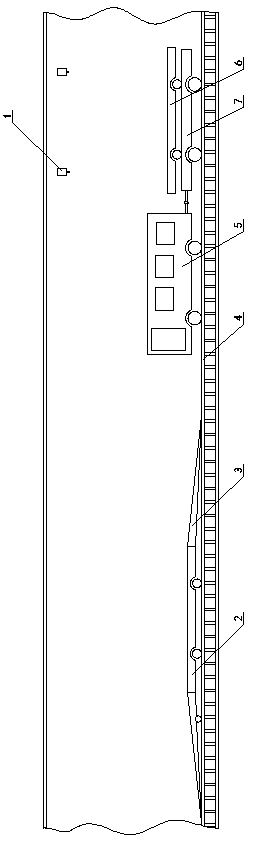 Trailer mounting method for TBM meeting platform