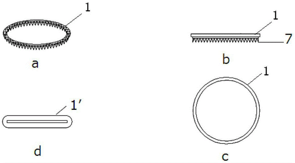 Tunnel-implanted round capsulotomy instrument applied to cataract surgery