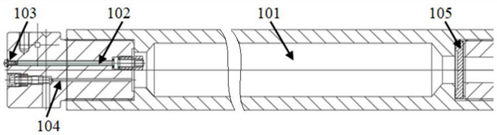 Cannon body structure of a supercritical carbon dioxide gas cannon