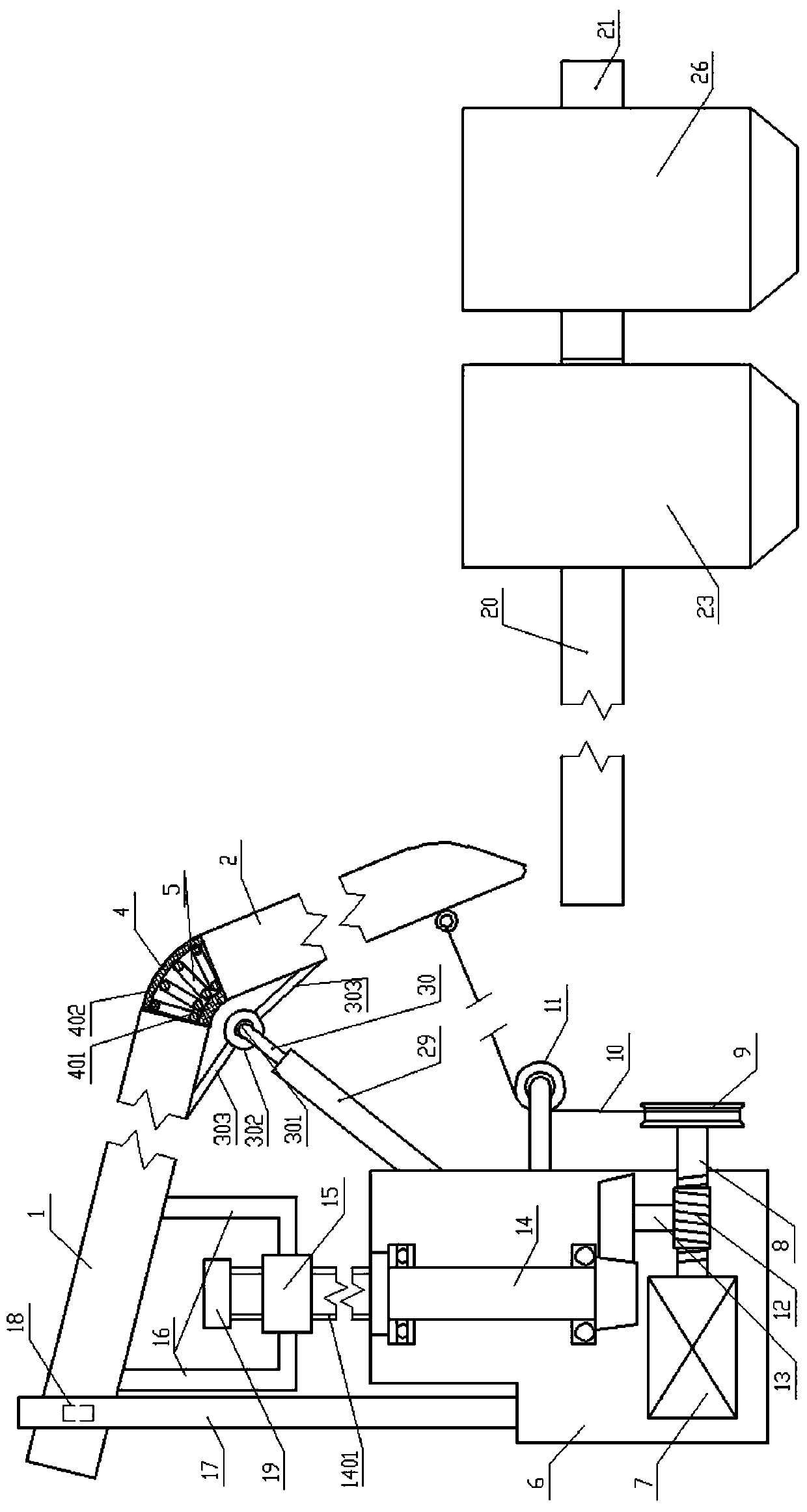 A logistics transport automatic screening device