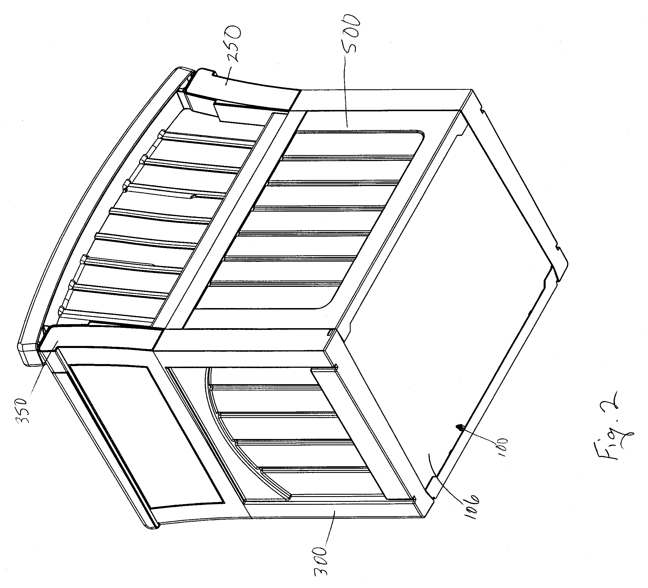 Snap-together patio bench