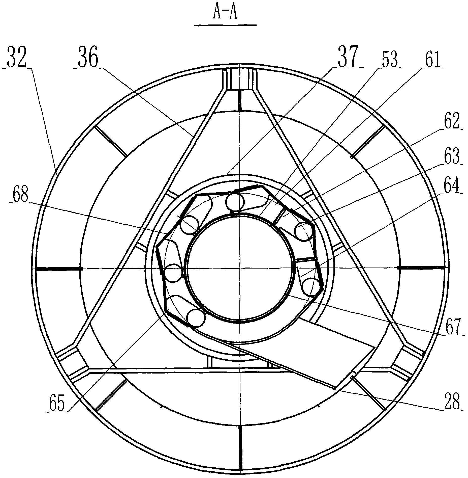 Pyrolysis garbage technology performed by means of double-cylinder rotary kiln