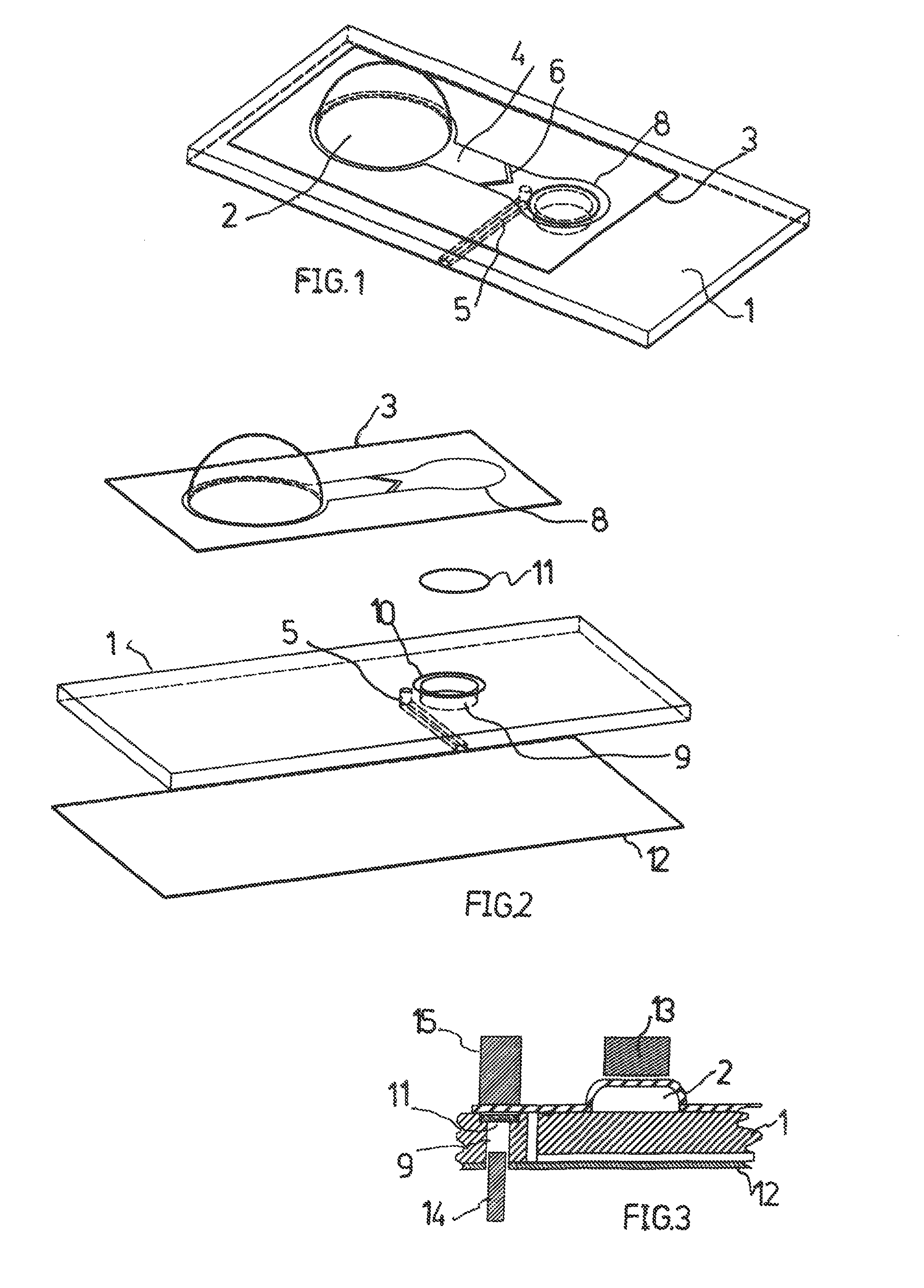 Micro reservoir, particularly for integration in a microfluidic flow cell