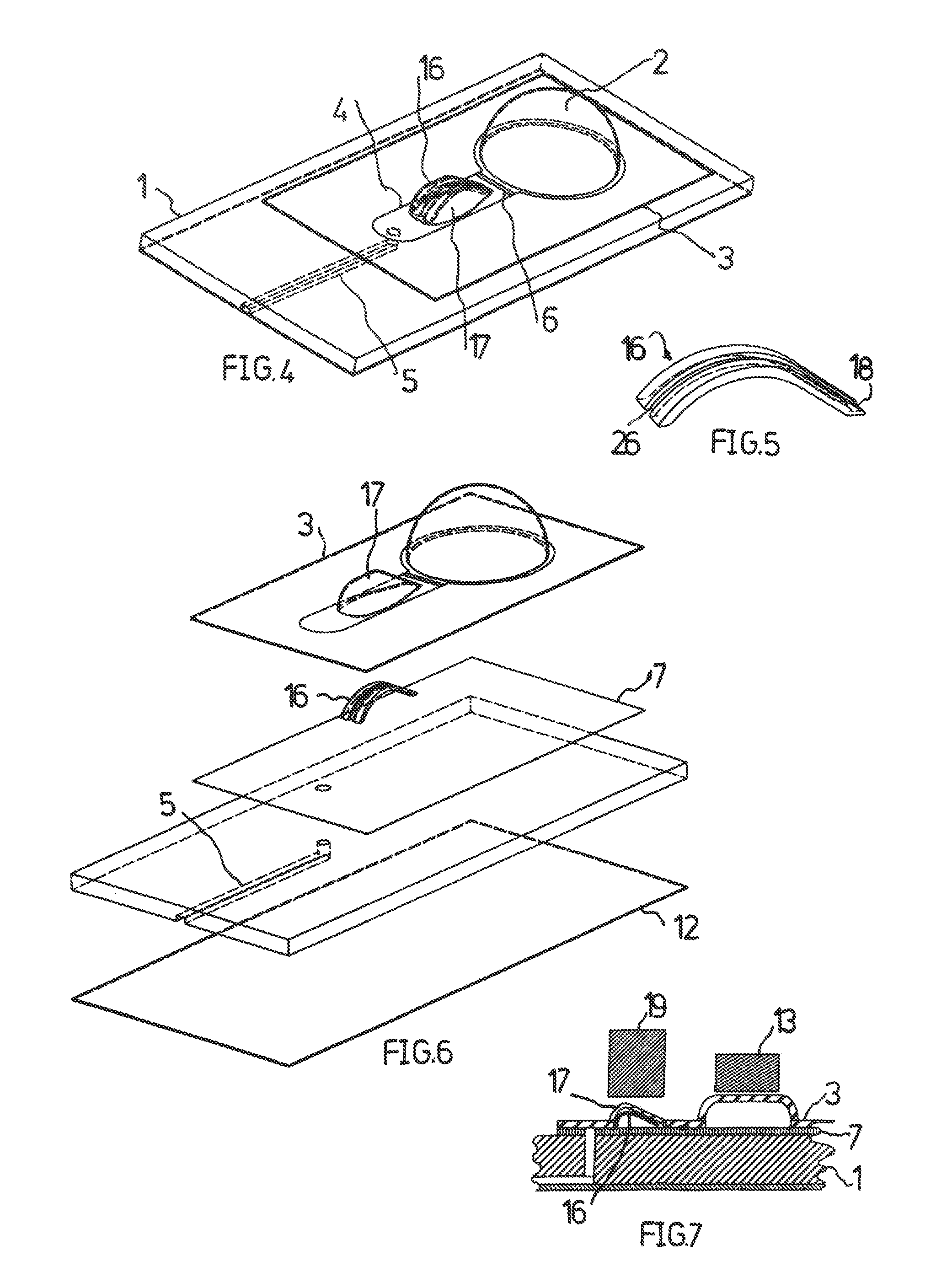 Micro reservoir, particularly for integration in a microfluidic flow cell