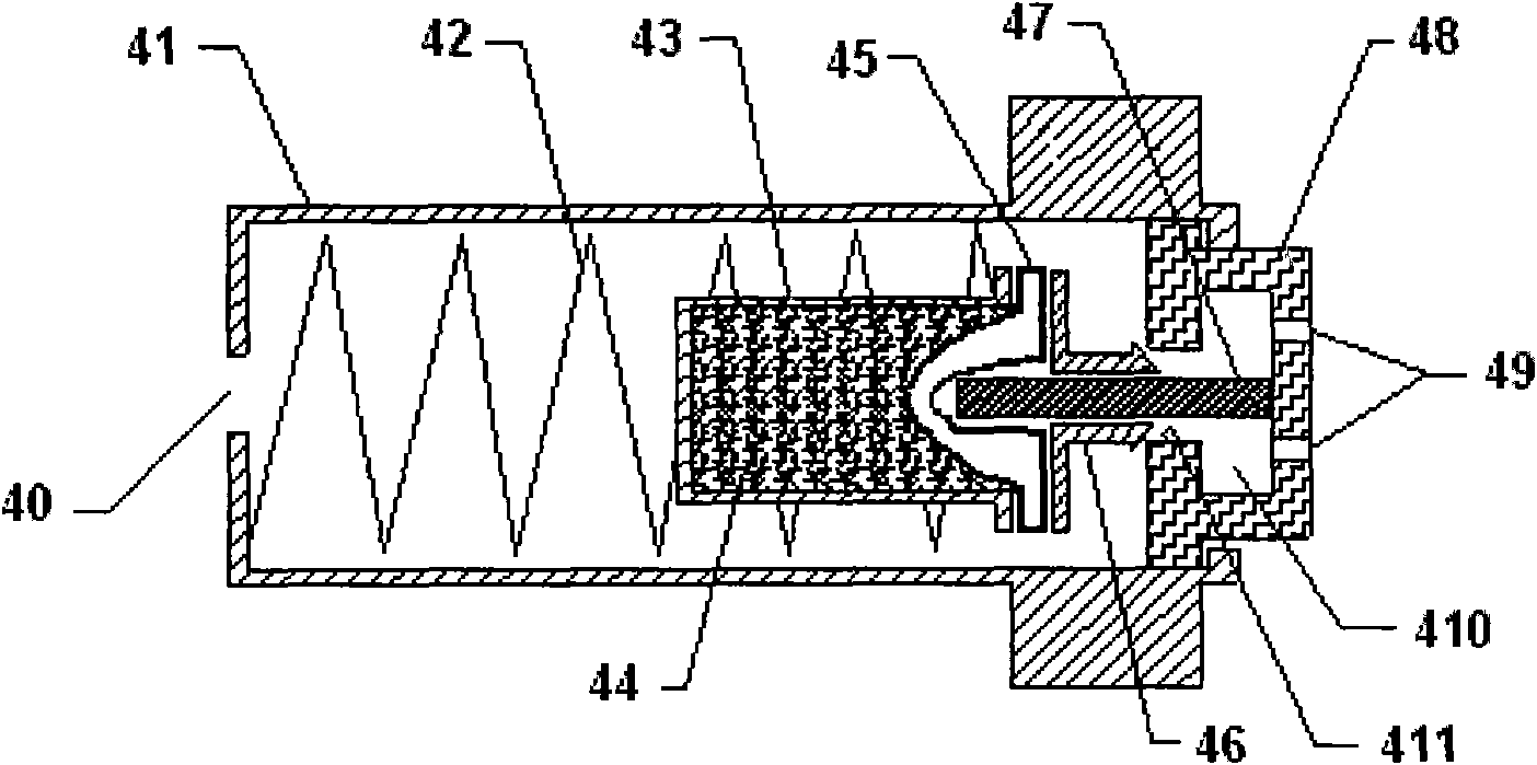 Water-break overheat protector and solar phase-change heat accumulation water heater with same