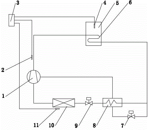 Frequency adjusting and control method for variable-frequency enhanced vapor injection heat-pump water heater