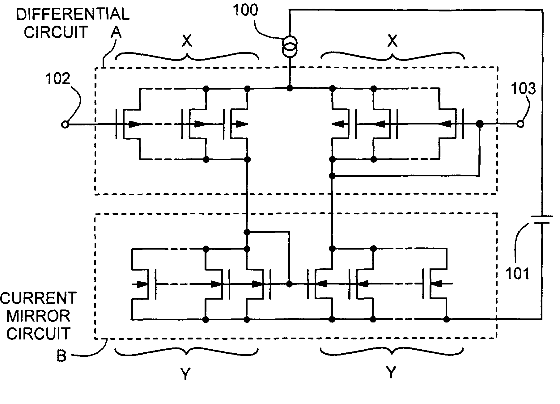 Thin film transistor circuit and semiconductor display device using the same