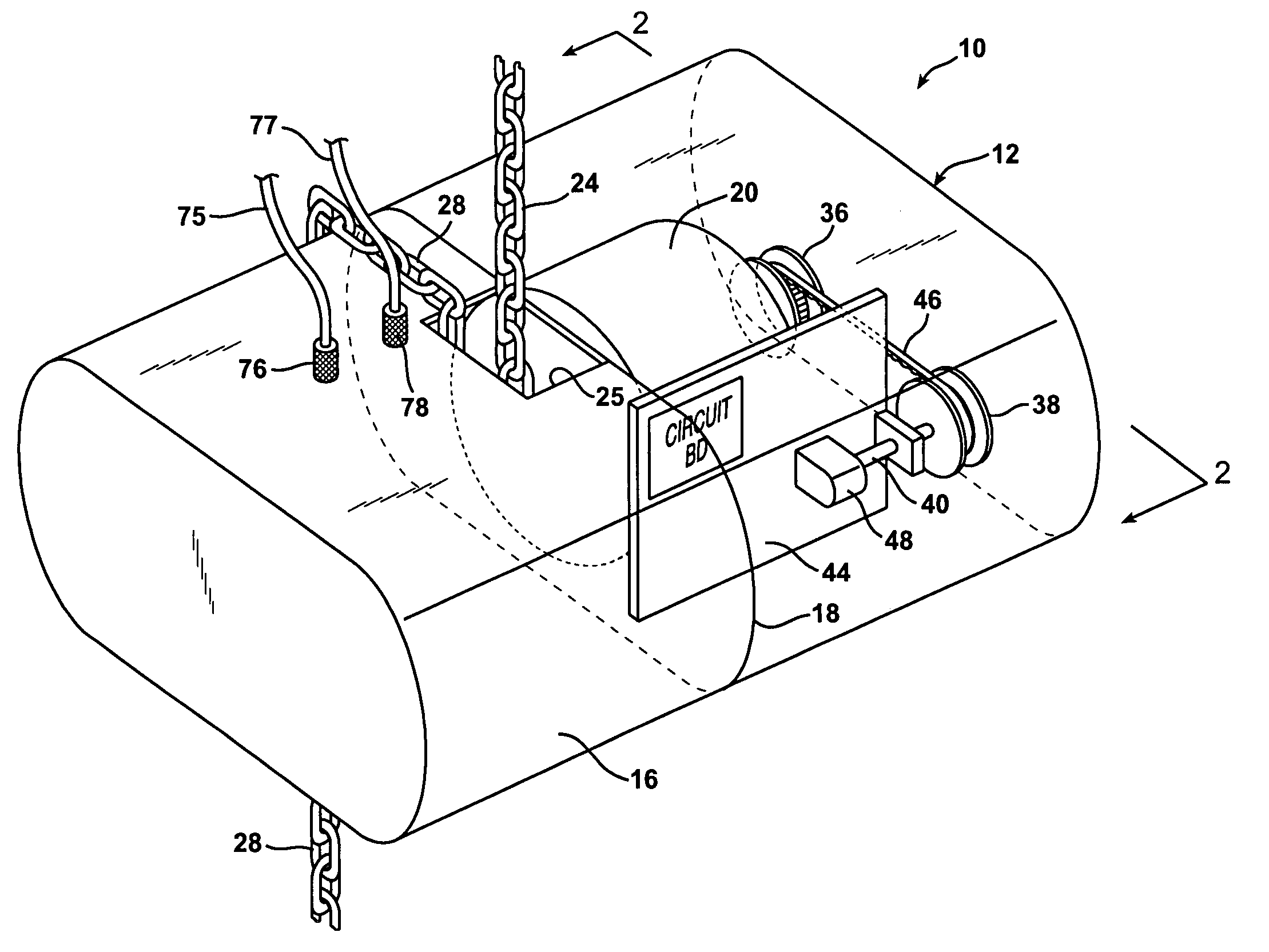 Chain motor drive control system