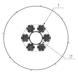 Explosion expanded internal anchor head prestressed anchor cable for strengthening weak rock and anchoring method thereof