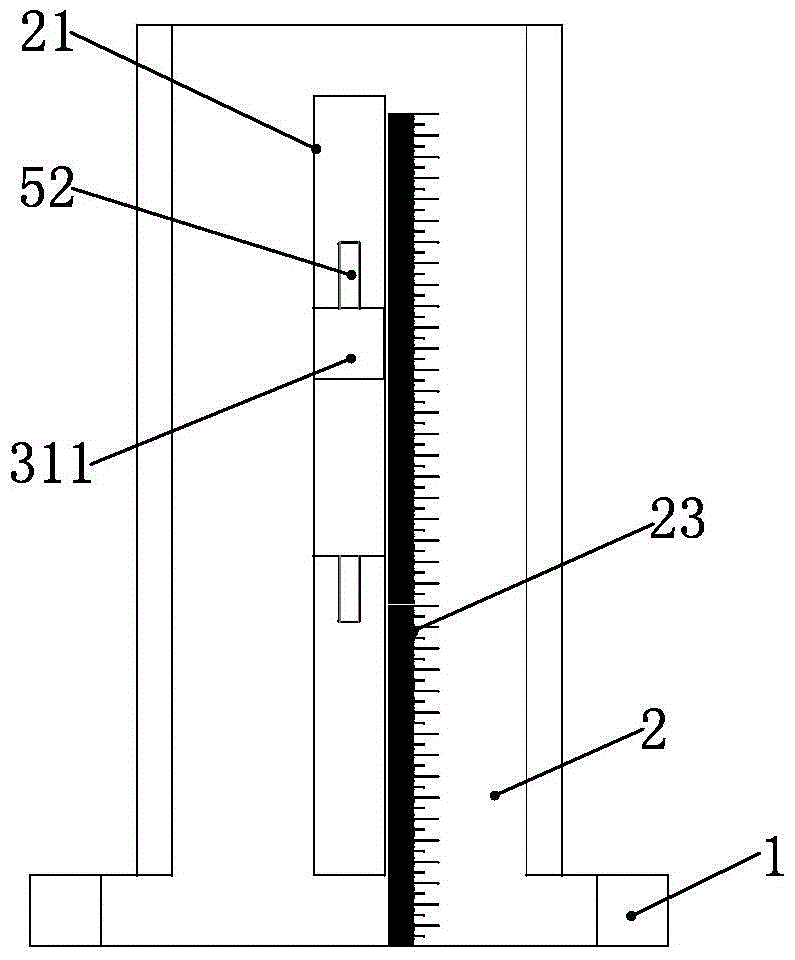 Clamping device and method for ensuring equal protruding lengths at both ends of a core bolt