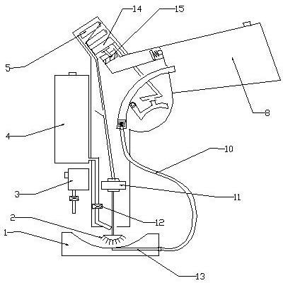 Local washing gun