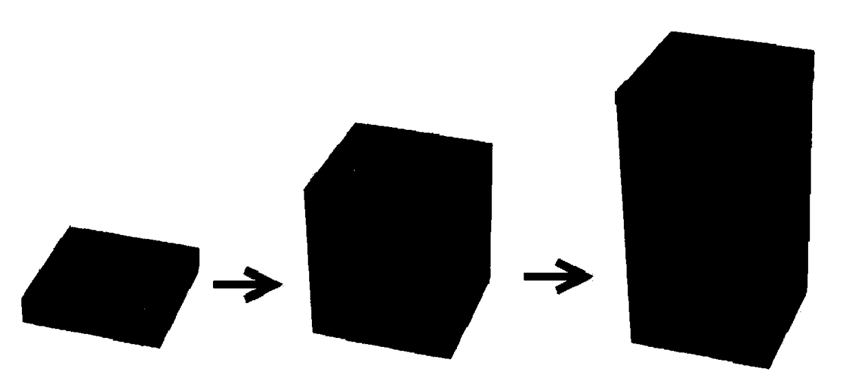 A key frame animation making method and a device for simulating construction progress