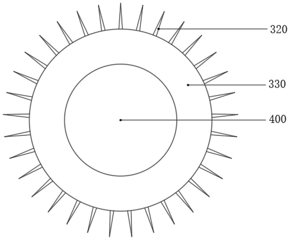 Intrahepatic portosystem shunt stent with diameter capable of being automatically adjusted