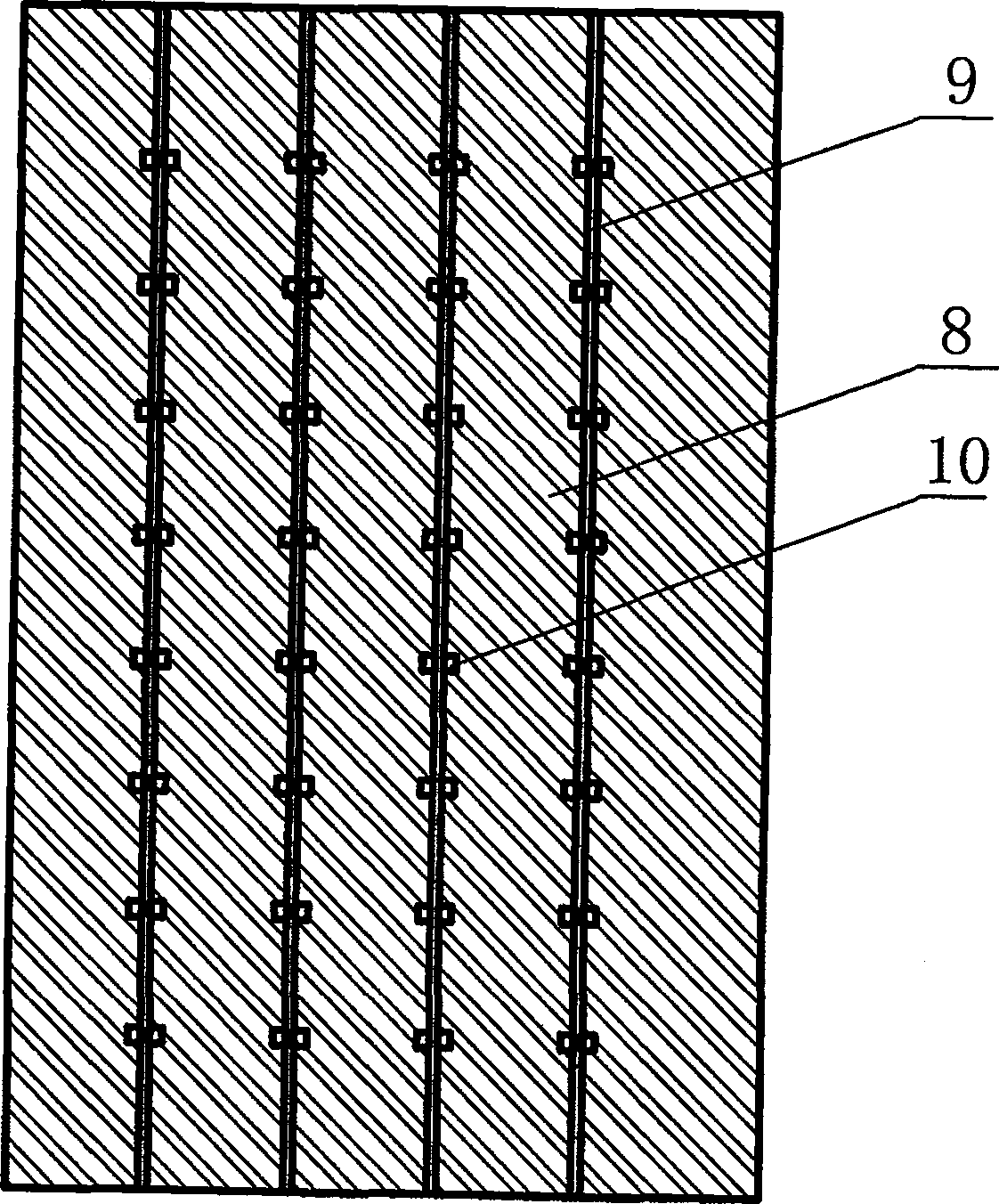 White light LED area lighting source module package method